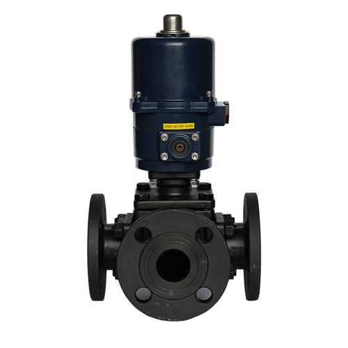 【SUNYEH】電動三通碳鋼球閥 【SUNYEH】電動三通碳鋼球閥