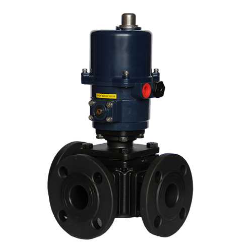 【SUNYEH】電動三通碳鋼球閥